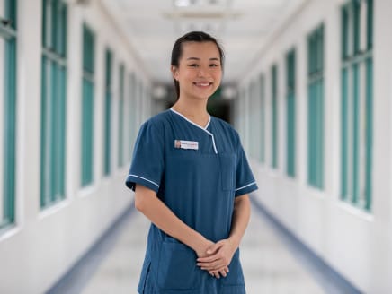 Kimberley-Ann Tan Zi Ying decided to enrol in nursing school at the National University of Singapore despite having no medical knowledge at all. 